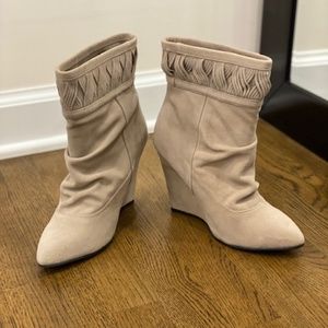 H&M Suede Ankle Booties
